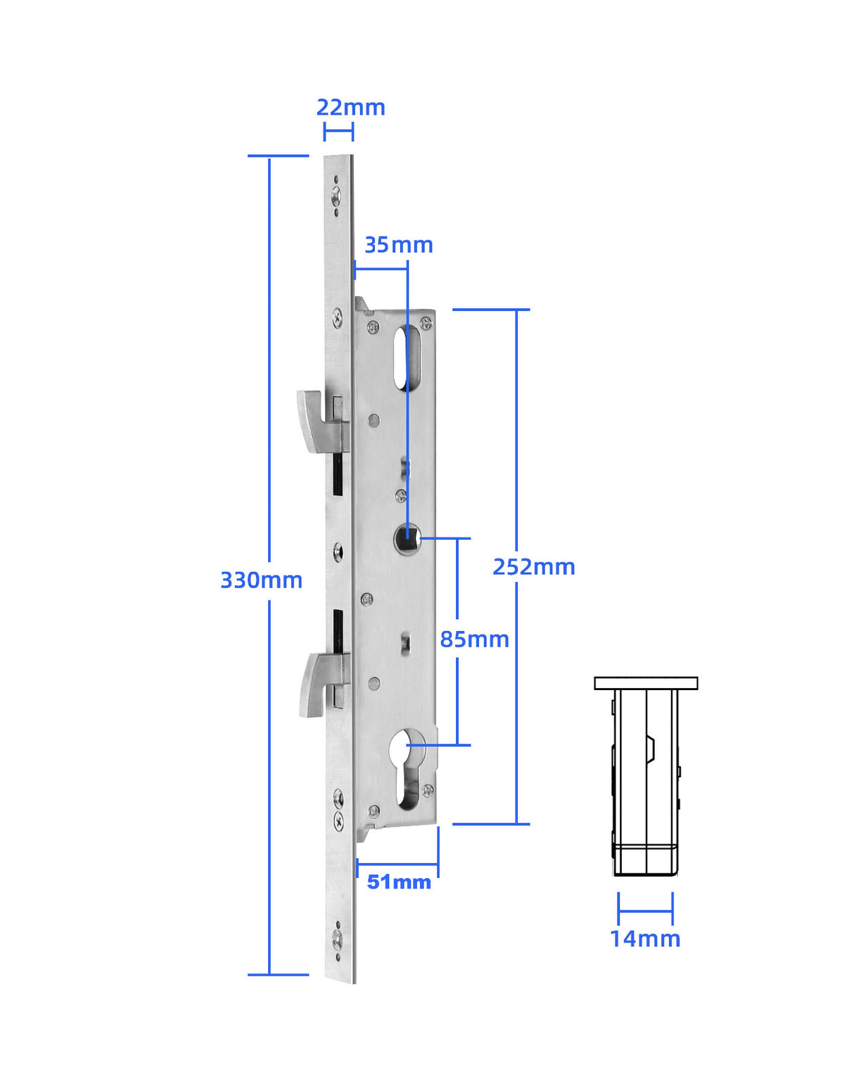 Super Slim Smart Lock S3 Sliding Door
