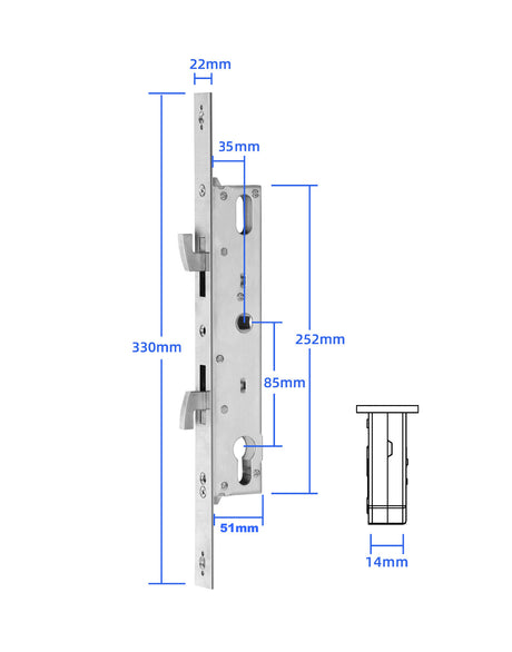 Super Slim Smart Lock S3 Sliding Door