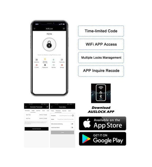 Glory Series – H06 Wi-fi Smart Lock (Pre-Order Only - 6 weeks)