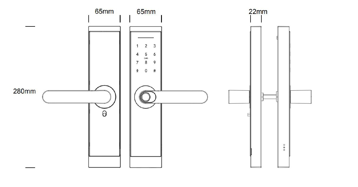 Glory Series – H06 Wi-fi Smart Lock (Pre-Order Only - 6 weeks)