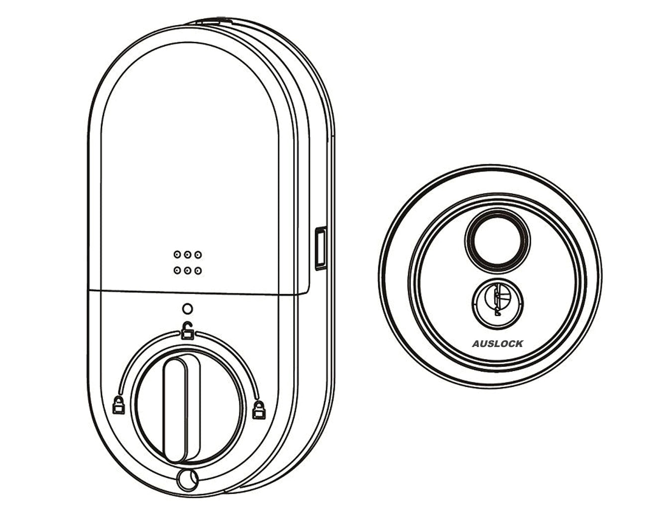 (Smart Universal Cylinder Lock-  T2 (In Stock Now)