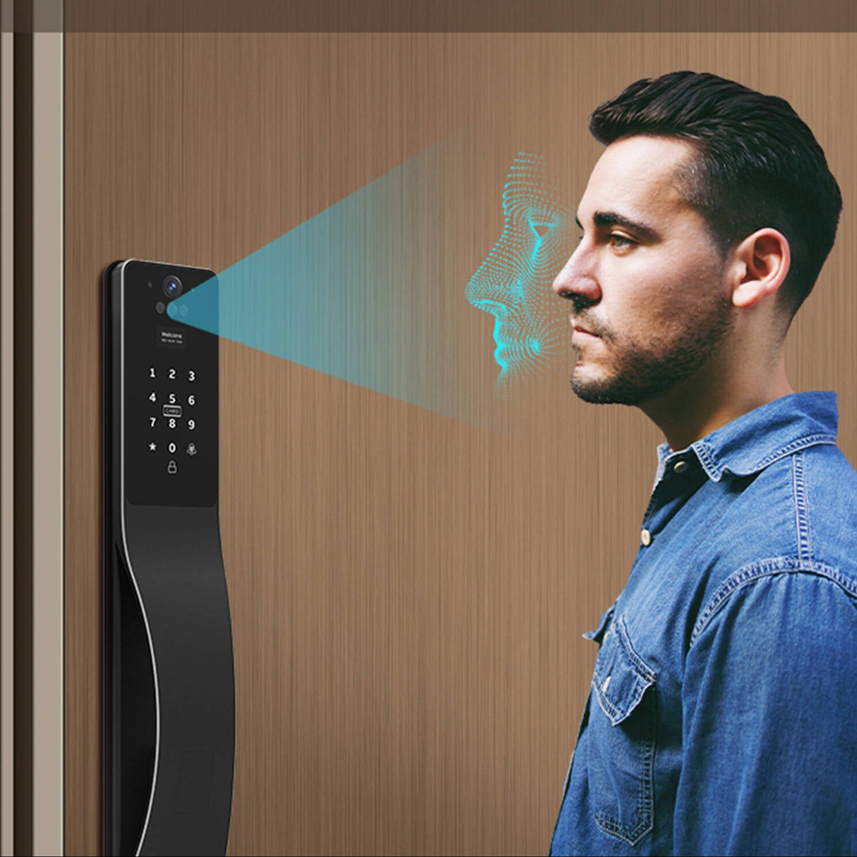 Smart Push-Pull Lock - Space Alloy Edition