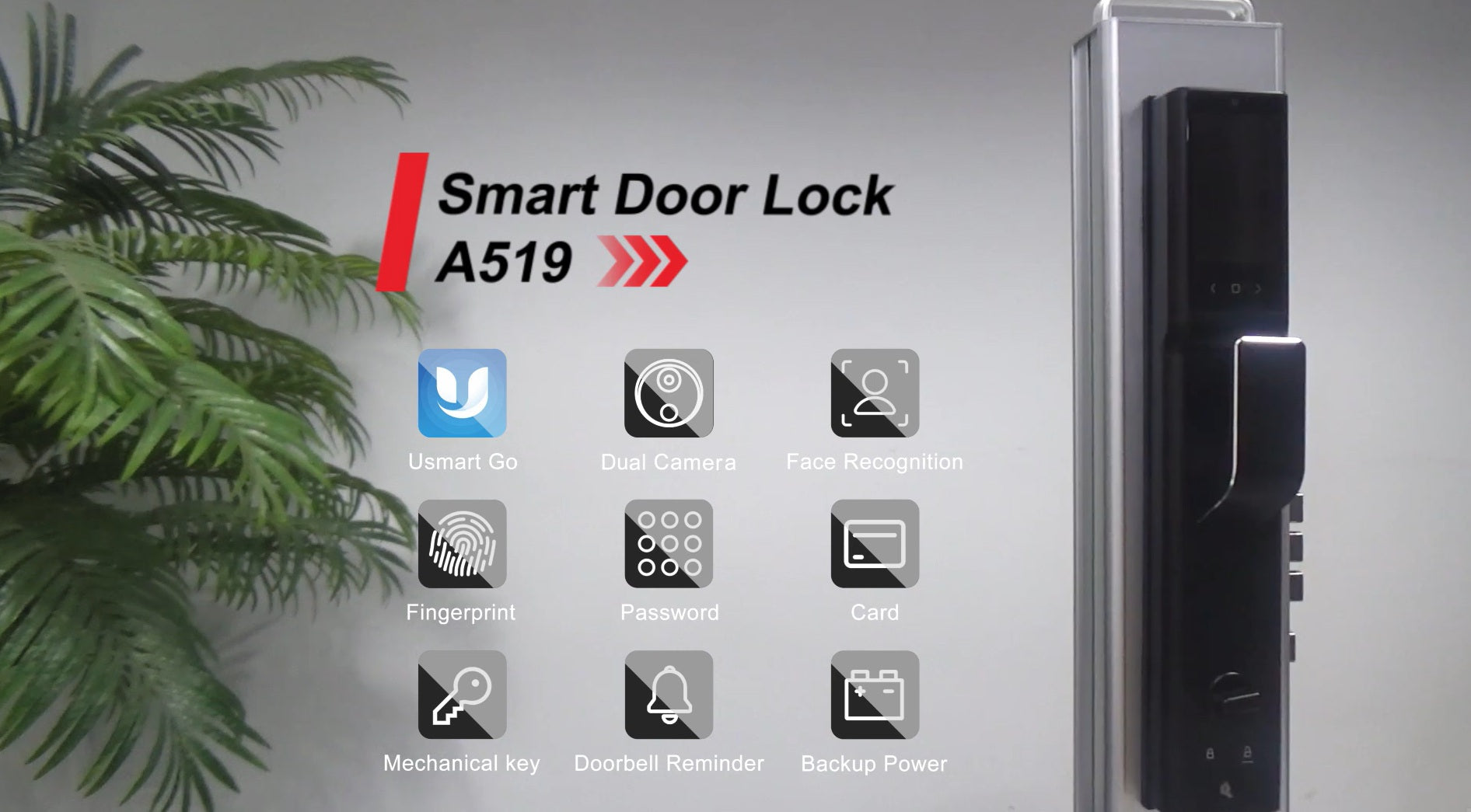 Load video: Experience the future of home security with the Smart Push-Pull Lock – Space Alloy Edition.This all-in-one access solution combines face recognition, palm scanning, fingerprint unlock, and app control in a stunning aerospace-grade alloy body.Built for strength, convenience, and modern living.